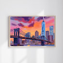 Search for new york city skyline posters Bridge
