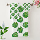 Search for monstera leaf bath towels Botanical