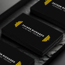 Search for black and yellow business cards Trendy