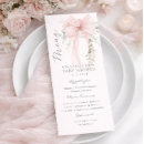 Search for baby shower menus Pink
