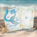 Search for mermaids birthday invitations For her