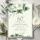 Search for for her 60th birthday invitations Floral