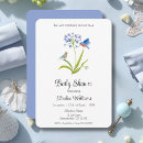 Search for bluebird baby shower invitations Watercolor