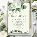 Search for gender reveal invitations Greenery