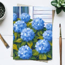 Search for hydrangea garden postcards Blue