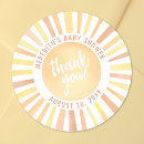 Search for orange baby shower stickers Gender neutral boy girl