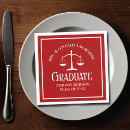Search for law school graduation napkins Scales of justice