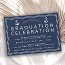 Search for nautical graduation invitations Coastal
