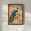 Search for vintage peacock posters Flowers