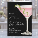Search for pink black white birthday cards For her