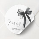 Search for hello typography stickers Black and white