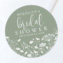 Search for olive green and white stickers Bride