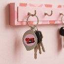 Search for love cherry key rings Cute