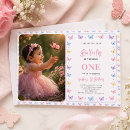 Search for butterfly garden birthday invitations Baby girl