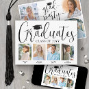 Search for multiple photo graduation invitations Modern