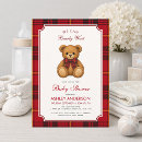Search for red and black baby shower invitations For kids