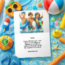 Search for fun kids pool party cards Children