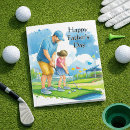 Search for golf father cards Watercolor