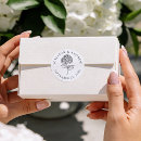 Search for charcoal gray wedding stickers Botanical