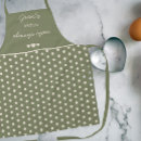 Search for polka dotted aprons Grandmother
