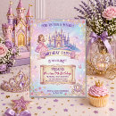 Search for cinderella castle invitations Once upon a time