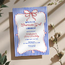 Search for red white blue birthday invitations Usa patriotic birthday party