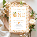 Search for little cutie 1st birthday invitations Girl