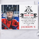 Search for hockey thank you cards Boy