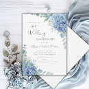 Search for hydrangea anniversary invitations Blue hydrangeas
