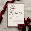Search for romantic classic calligraphy elegant wedding invitations Bride
