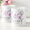 Search for 40 and fabulous mugs Floral