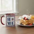 Search for blue and white checks mugs Trendy