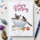 Search for kitten birthday cards Watercolor