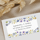 Search for spring flowers return address labels Botanical
