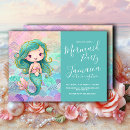 Search for scales invitations Mermaid party