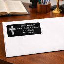 Search for church return address labels Silver