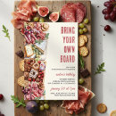 Search for charcuterie board party invitations Bring your own board