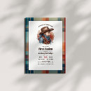 Search for plaid invitation 1st birthday invitations First rodeo