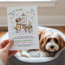 Search for funny canine invitations For her