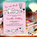 Search for canvas birthday invitations For her