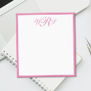Search for classic notepads Monogrammed