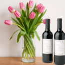 Search for bridal shower wine labels Pink