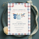 Search for festive baby shower invitations Patriotic
