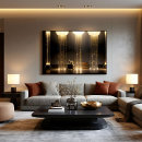 Search for chandelier canvas prints Gold