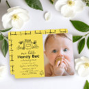 Search for bee 1st birthday invitations Floral