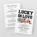 Search for lucky in love with invitations Destination