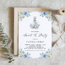 Search for floral anchor invitations Nautical