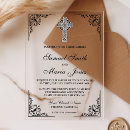 Search for religious cross wedding invitations Catholic