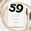 Search for 59th birthday invitations Elegant