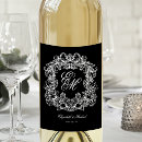 Search for white wine labels Calligraphy script